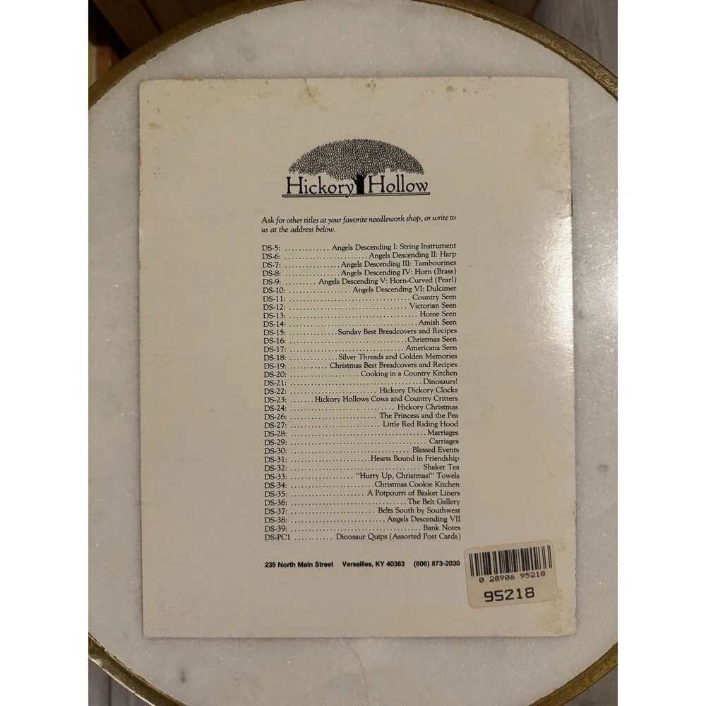 Hickory Hollow Belts Cross Stitch Leaflet South by Southwest DS-37 1988 Vintage